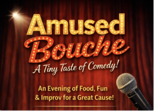  Les Dames d’Escoffier Charleston Chapter, FAB Festival, and Comedy Writer/Actress Maari Suorsa team up for a night of comedy, fundraising, party bites, and a good time!